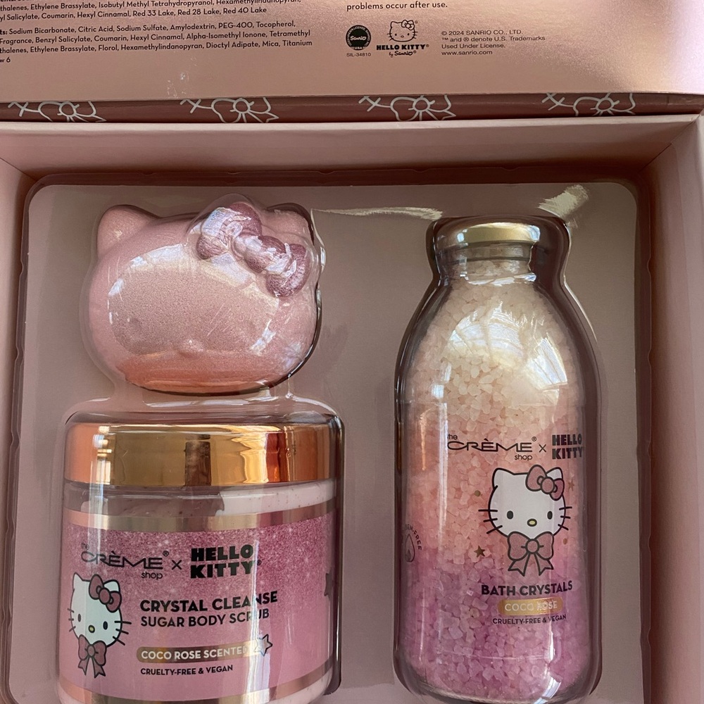 New Hello kitty limited edition lovely luxury bath spa kit - Picture 6 of 13